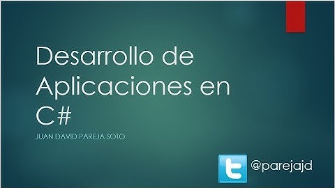 Curso de Introducción a Microsoft  NET Sesión 01