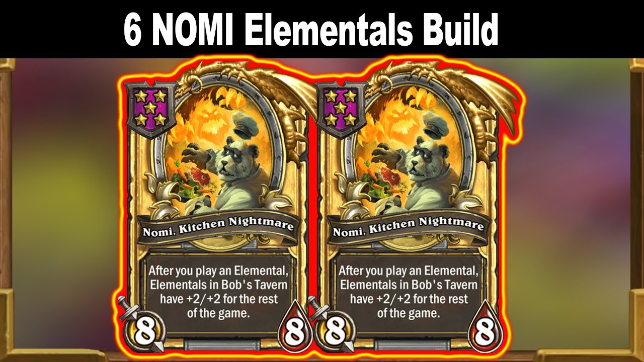 6 NOMI Extremely HUGE SCALING ELEMENTALS BUID! | Christian Hearthstone  Battlegrounds - YouTube