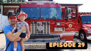 Kaiden visits a real life FIRE STATION!
