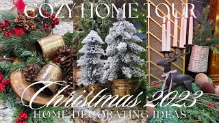 COZY CHRISTMAS HOME TOUR 2023 | Christmas Home Décor Inspiration & Ideas