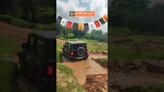 Thar ROXX vs 3Door Thar Off-roading | ATORAM4X4 Off-roading at Leopard trail Gurgaon #atoram4x4