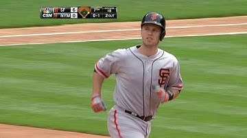 SF@NYM: Posey piles on to lead with a two-run blast