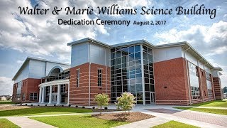 PCC Walter and Marie Williams Science Building Dedication Ceremony (Rebroadcast)