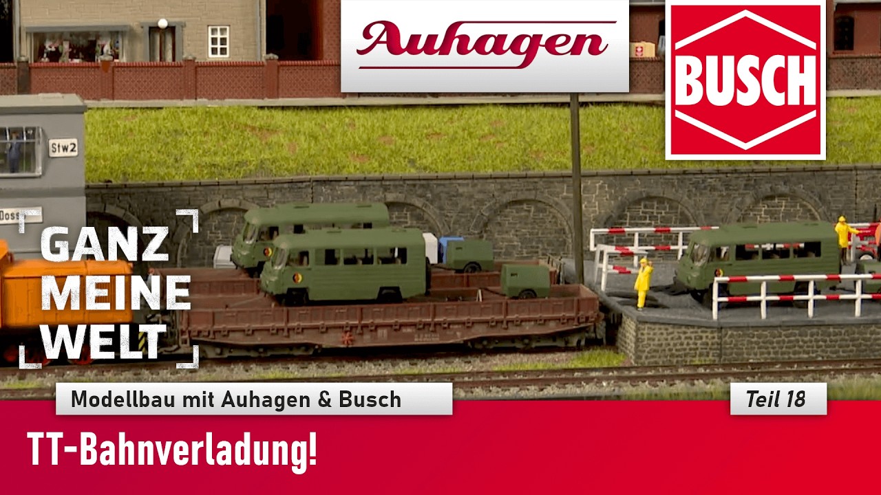 Modellbau mit Auhagen & Busch - TT LKW-Verladung - Teil 18