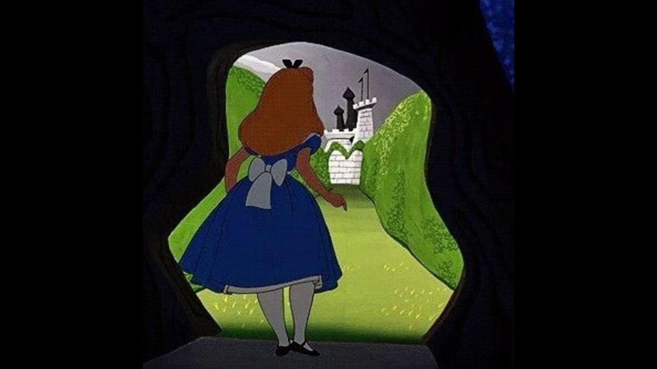 Channel rabbit hole animation. Алиса в стране чудес 1951. Уолт Дисней Алиса в стране чудес. "Alice in Wonderland"гифки.