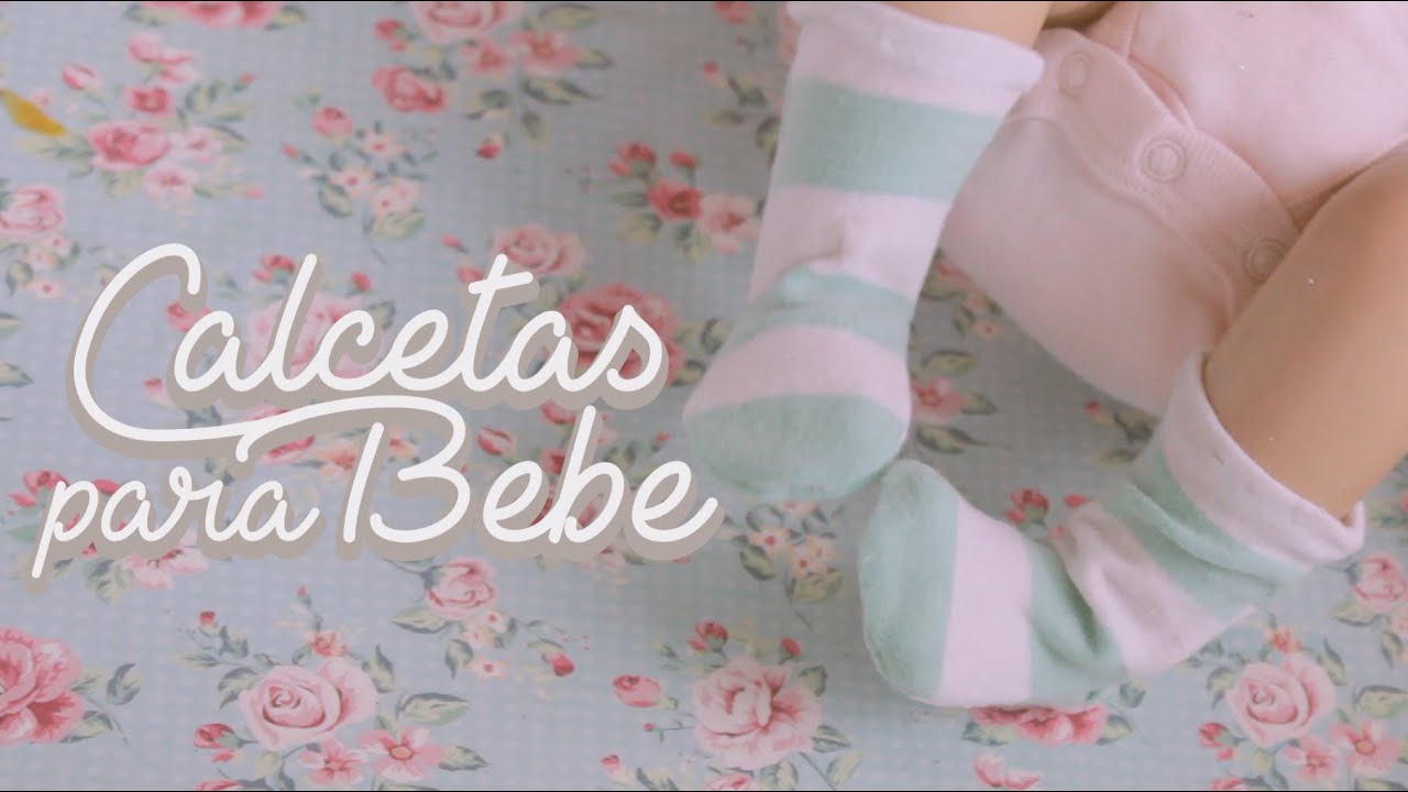 DIY Calcetas para Bebe (+Patron) YouTube