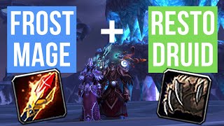 WoW PvP Arena 2v2 - Frost Mage + Resto Druid Setup 8.3