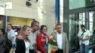 Warm welcome to athlete Natalia Rodríguez
