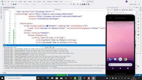 How to use Picker control in Xamarin.Forms | Bind Picker Control from Array of String Type