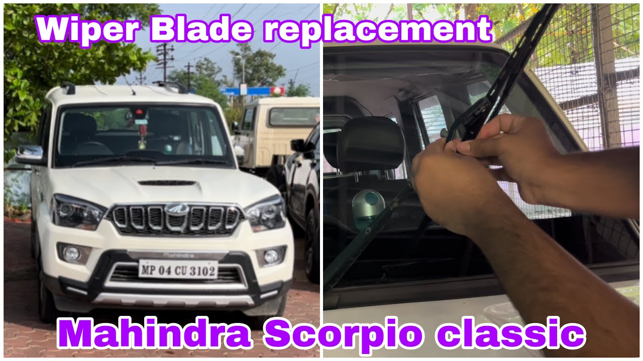 Mahindra Scorpio S11 Wiper Blade Installation How to change wiper