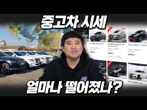 중고차 시세 폭락 멈췄나?! 11월달에 비해 1월 중고 가격이 얼마나 달라졌을까?!