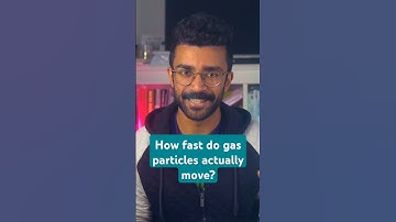 How fast do gas particles actually move? #shorts #physics