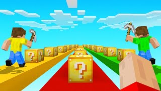 Extreme LUCKY BLOCK RACE in Minecraft!