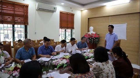 VIDEO: Ban KT XH HĐND huyện  giám sát chuyên đề  công tác quản lý Nhà nước về BVMT tại xã Chấn Hưng