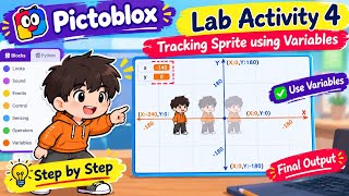 Lab Activity #4 Of StemPedia Book | chapter 2 | Grade 6 | Sprite Tracking Tool |