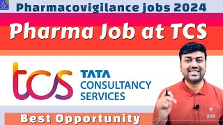 Pharma Jobs at TCS looking for Pharmacovigilance Executive – B.Pharm Apply || Pharma jobs TATA