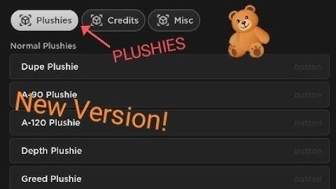 So Many Plushies in Roblox Doors, New version!