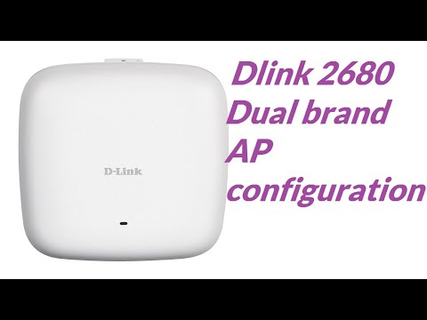 Dlink 2680 Access Point Configuration || Dual brand