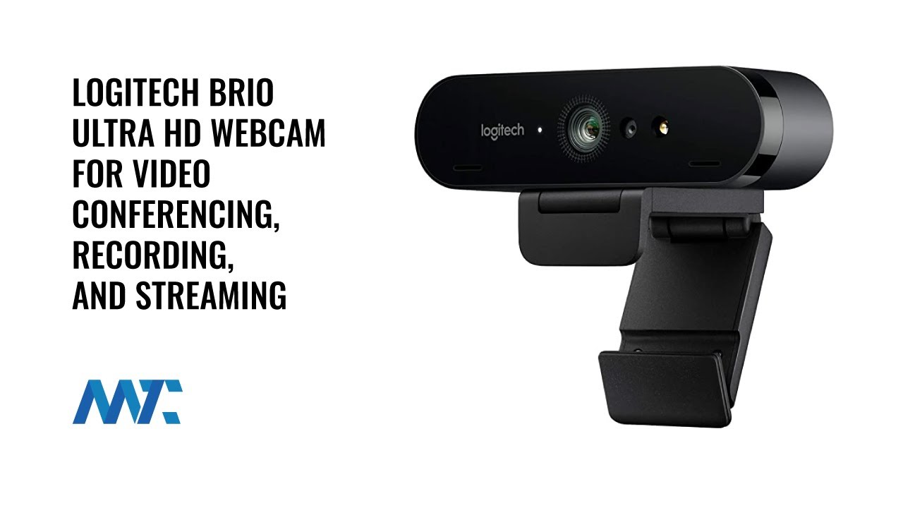 Logitech BRIO – Ultra HD Webcam for Video Conferencing, Recording