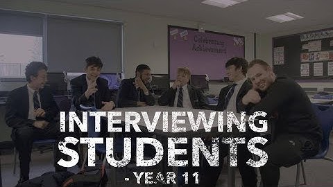 Cameron Parker Interviewing Students