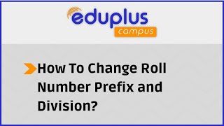 How To Change Roll Number Prefix and Division? screenshot 2