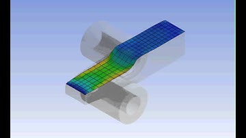 Ansys Workbench rolling of Copper alloy 4