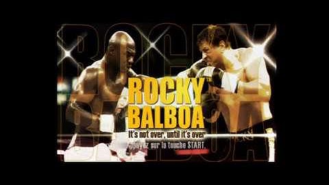 [PSP] Introduction du jeu "Rocky Balboa" de Ubisoft (2007)