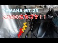 【YAMAHA MT-25】人生初の立ちゴケ。立ちゴケは気を抜いた時に突如訪れる。エンジンガード付けておいて良かったー!!