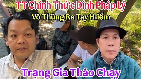 Cực Nóng..! TT Nhận Tin Dữ Pháp Lí Đối Diện Vô Thùng Ra Kế H.iểm