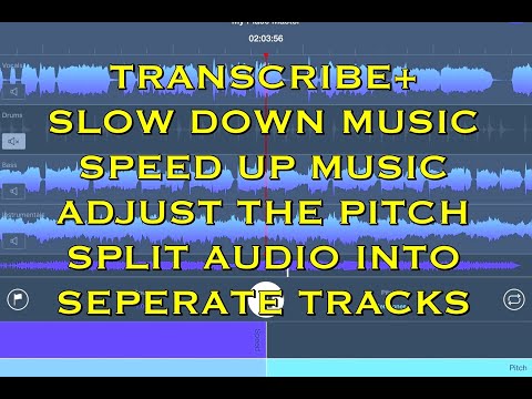 Transcribe+ Slow Down Music & So Much More -  This App Is Awesome - Tutorial for the iPad