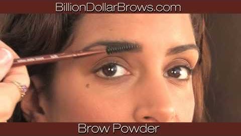 How-To use Eye Brow Powder Tutorial by billion dollar brows