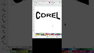 How to use envelope tool in CorelDRAW | Coreldraw design tutorial | #shortsfeed #texteffect