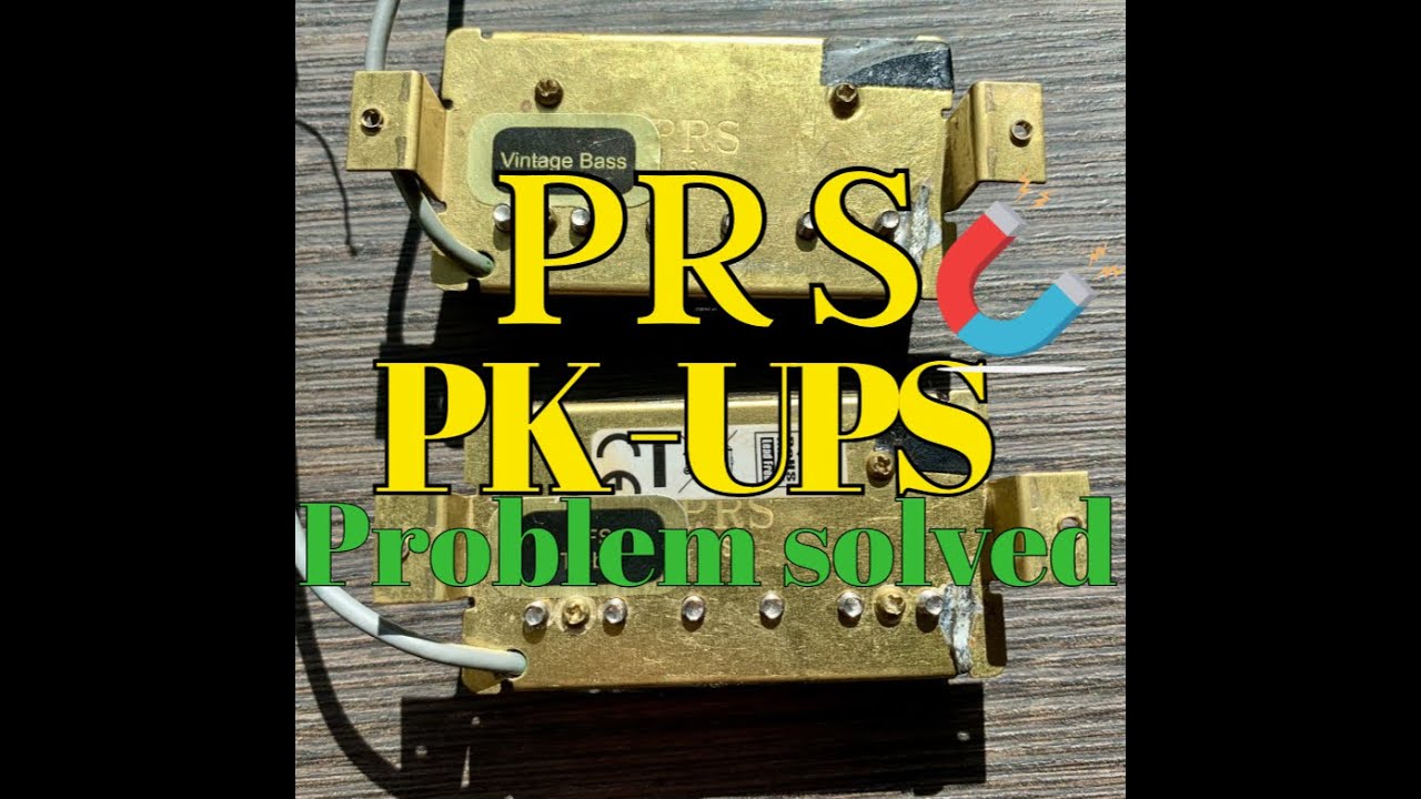 96 PRS PICKUPS Vintage Bass & HFS Magnets swap - YouTube