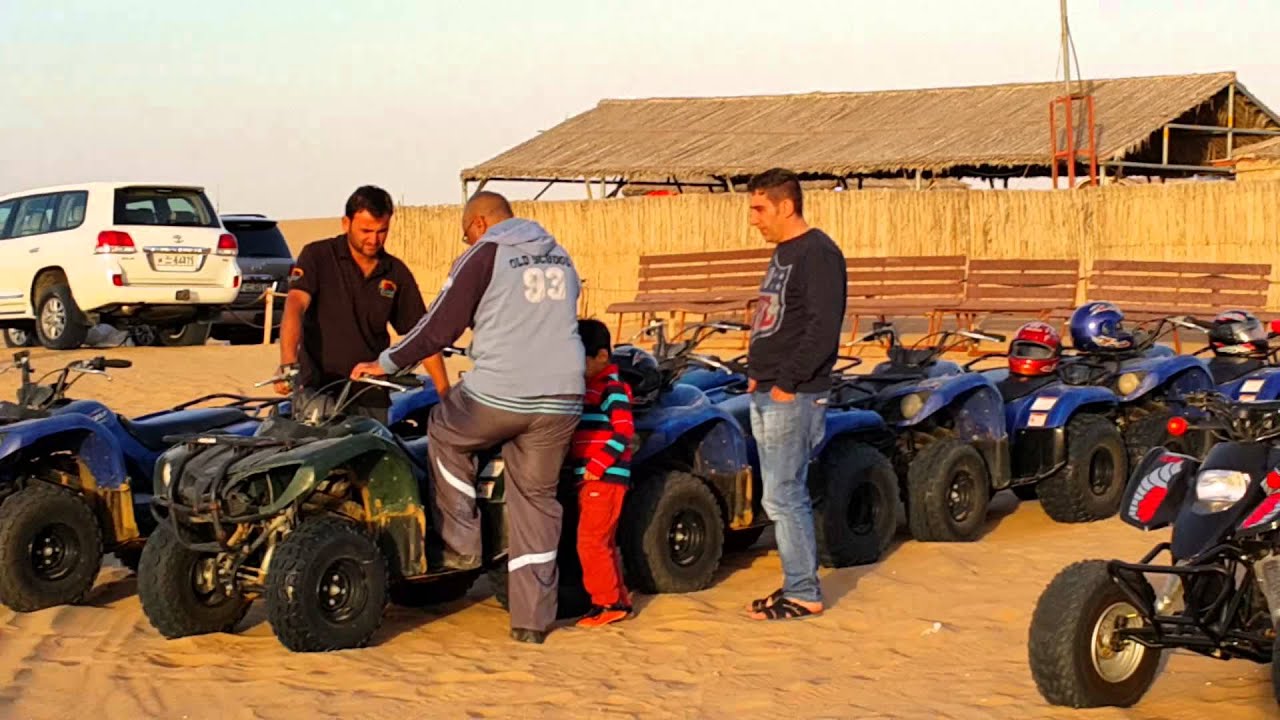 Ride Motor Bike at Desert Safari Dubai - YouTube