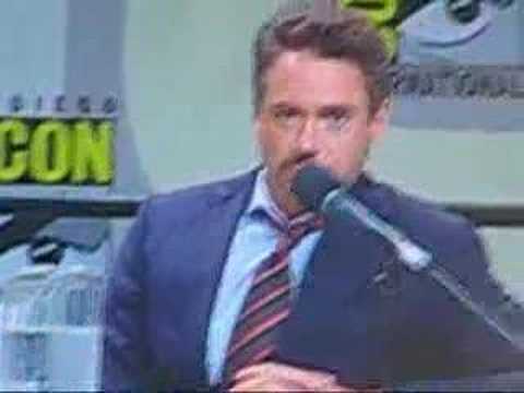 Robert Downey Jr and Stan Lee talk Iron Man at Com...