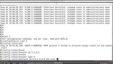 MULTI AREA OSPF LAB CONFIG