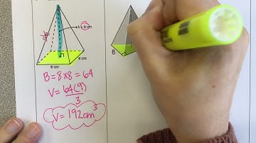CCSS8 - Unit 7 (part 2) - Lesson 2 - Volume of pyramids and Cones