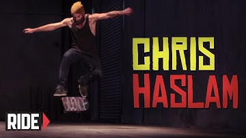 Chris Haslam Skateboarding in Slow Motion - Switch No Comply Frontside 360 Heelflip and More!