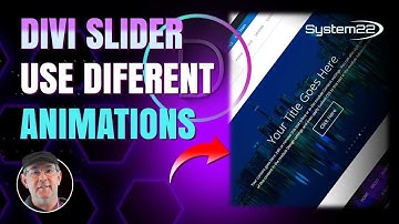 Divi Theme Slider How To Use Different ANIMATIONS 👍👍