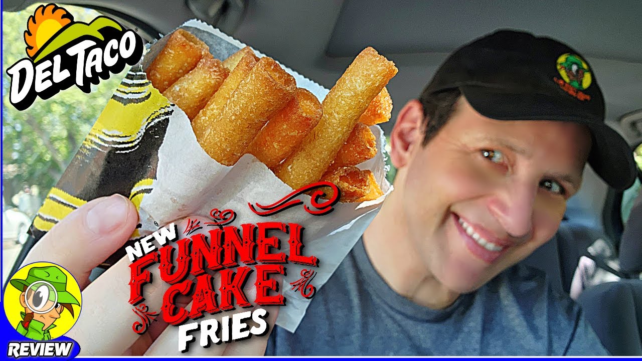 Del Taco® FUNNEL CAKE FRIES Review 🌅🌀🍟 Are They Legit?! 🤔 Peep THIS Out