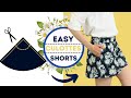 How to draft a QUICK and EASY circle culotte pants/shorts? Detailed Tutorial