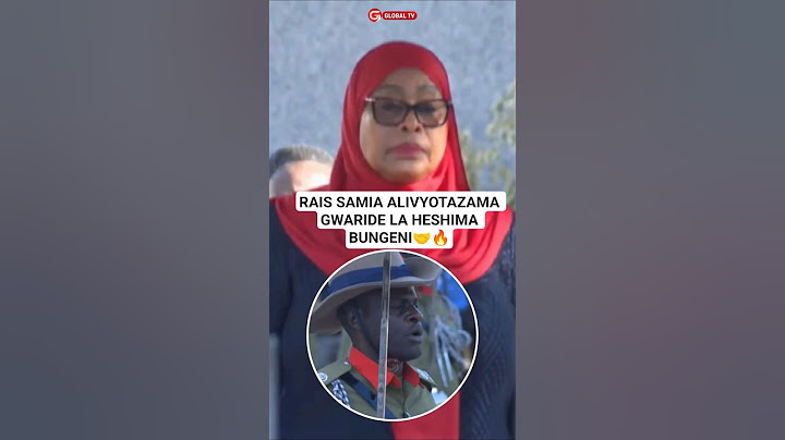 RAIS SAMIA ALIVYOTAZAMA GWARIDE LA HESHIMA🤝🔥 #breaking#raissamia #bungeni