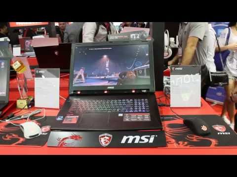A quick look at MSI's Eye-tracking Tobii-enabled MSI GT72S gaming logo