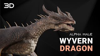 Wyvern Dragon Alpha | 3D model