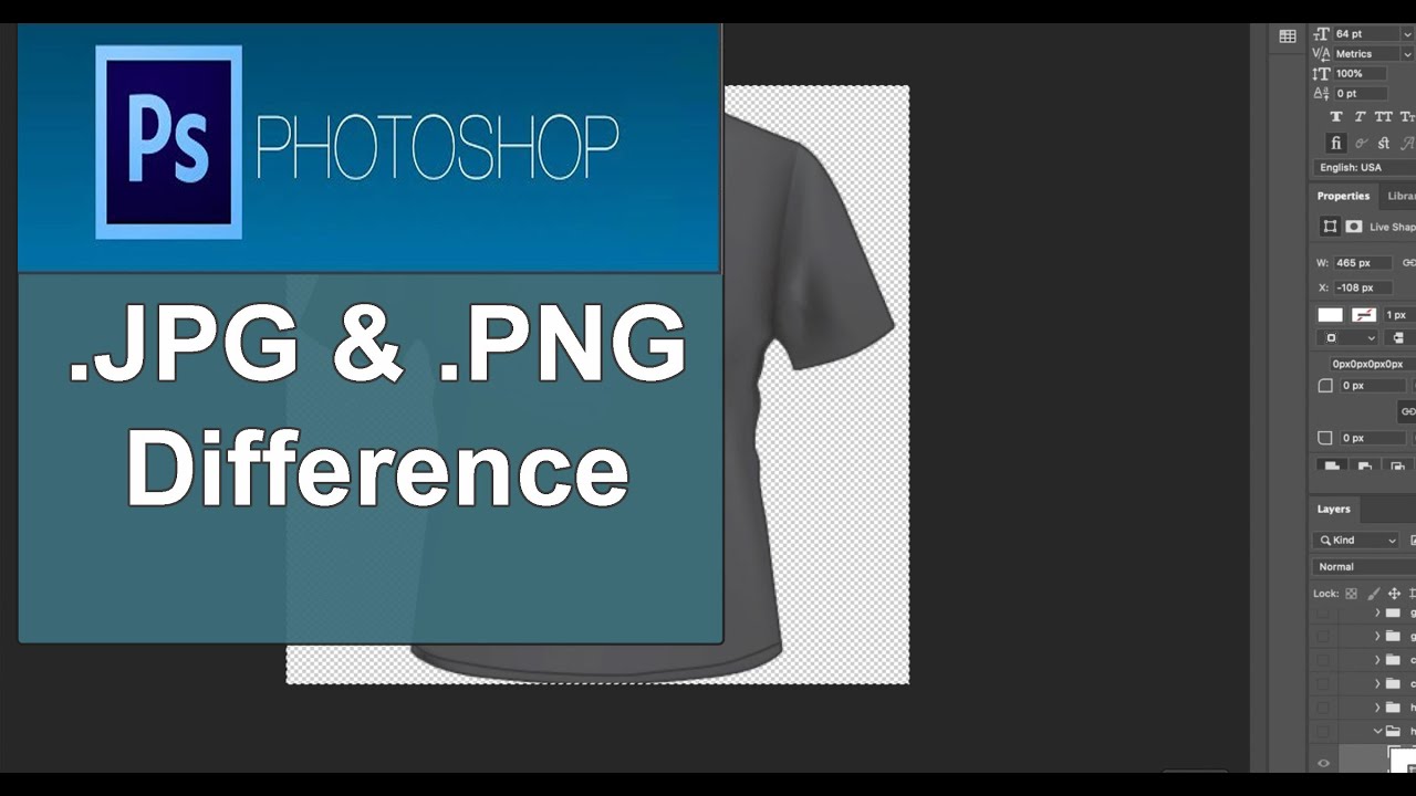 Photoshop: .JPG and .PNG Difference