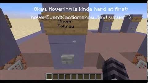 Test World :: Tutorial How to Use /tellraw