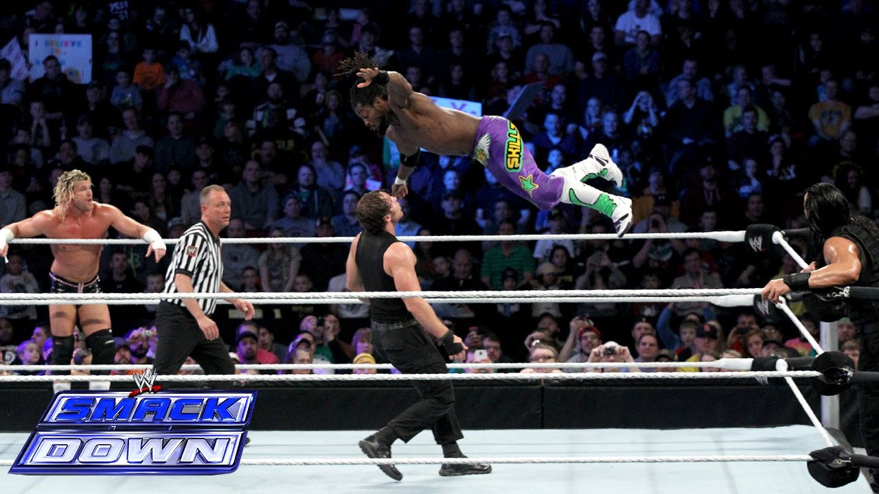 Kofi Kingston Dolph Ziggler Vs Dean Ambrose Roman Reigns