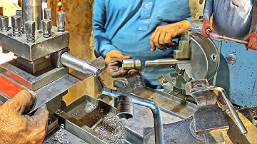 Created an L-Square Socket Drive Handle with your own tools. You can make it very easily