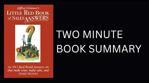 The Little Red Book of Selling by Jeffrey Gitomer Book Summary