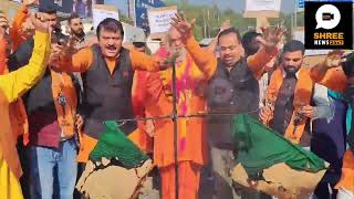 Shiv Sena, Sant Samaj protest, call for "Chalo Bangladesh